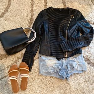 Marciano leather jacket